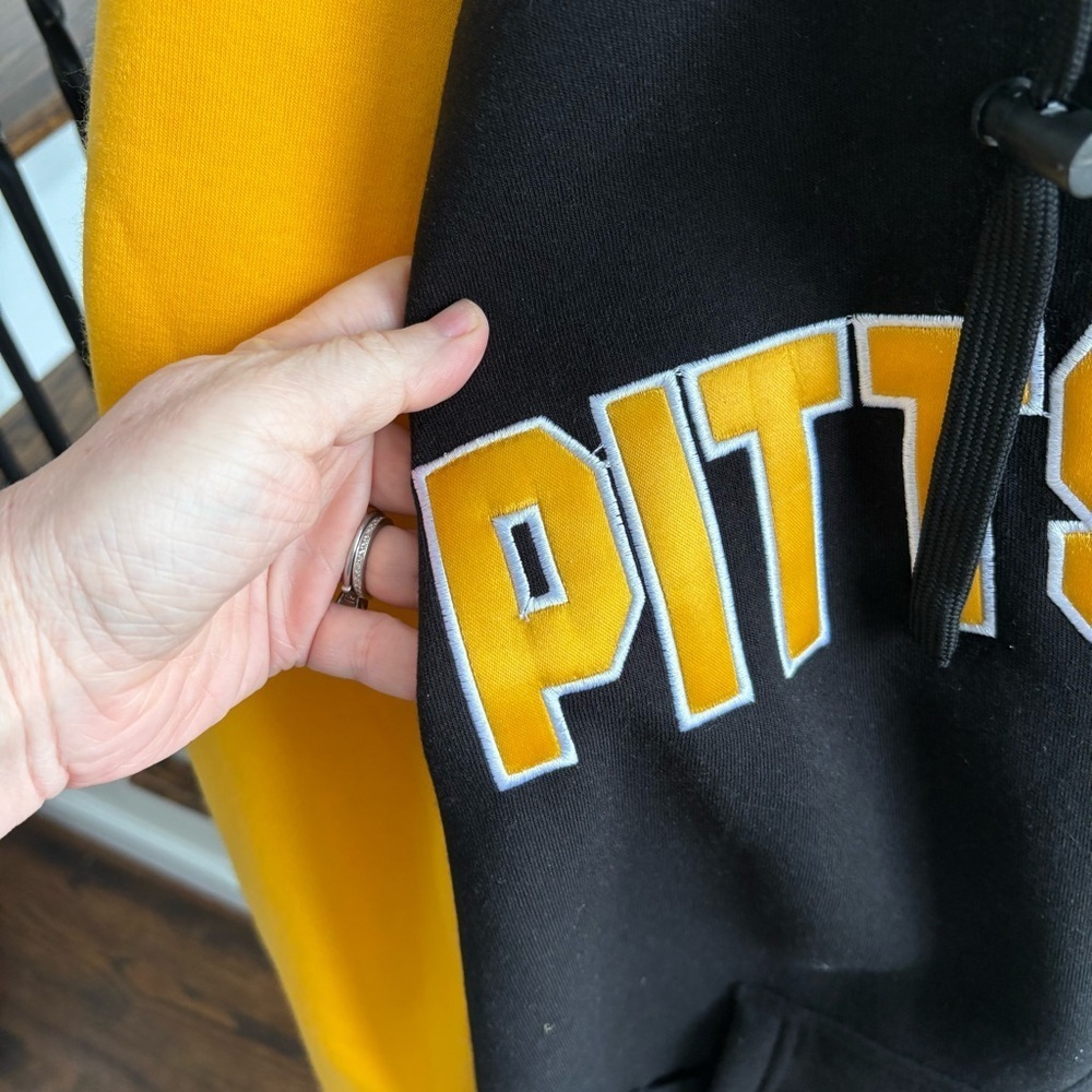 Renegade Black and Gold Pittsburgh Hoodie - Picture 2 of 6